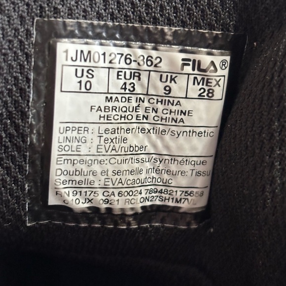 Fila Men’s Camo Oakmont Tr Mid Hiking Shoes 
Size 10 CAMO - Picture 6 of 8